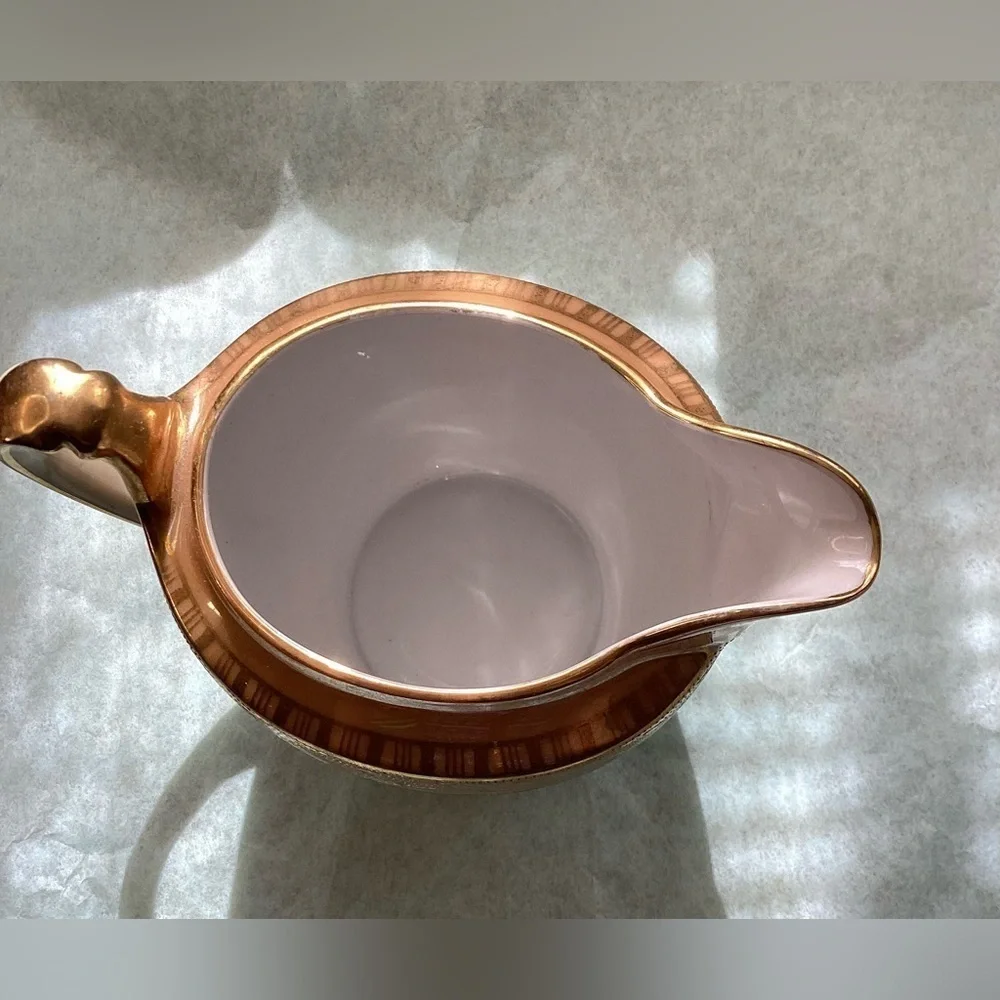 Antique Hand Painted Noritake Moriage Creamer